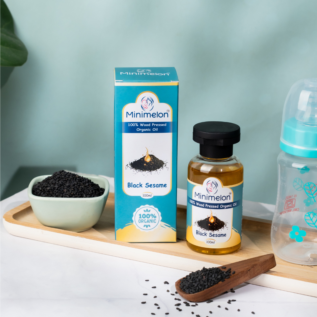 Black Sesame Oil (Cold-Pressed)
