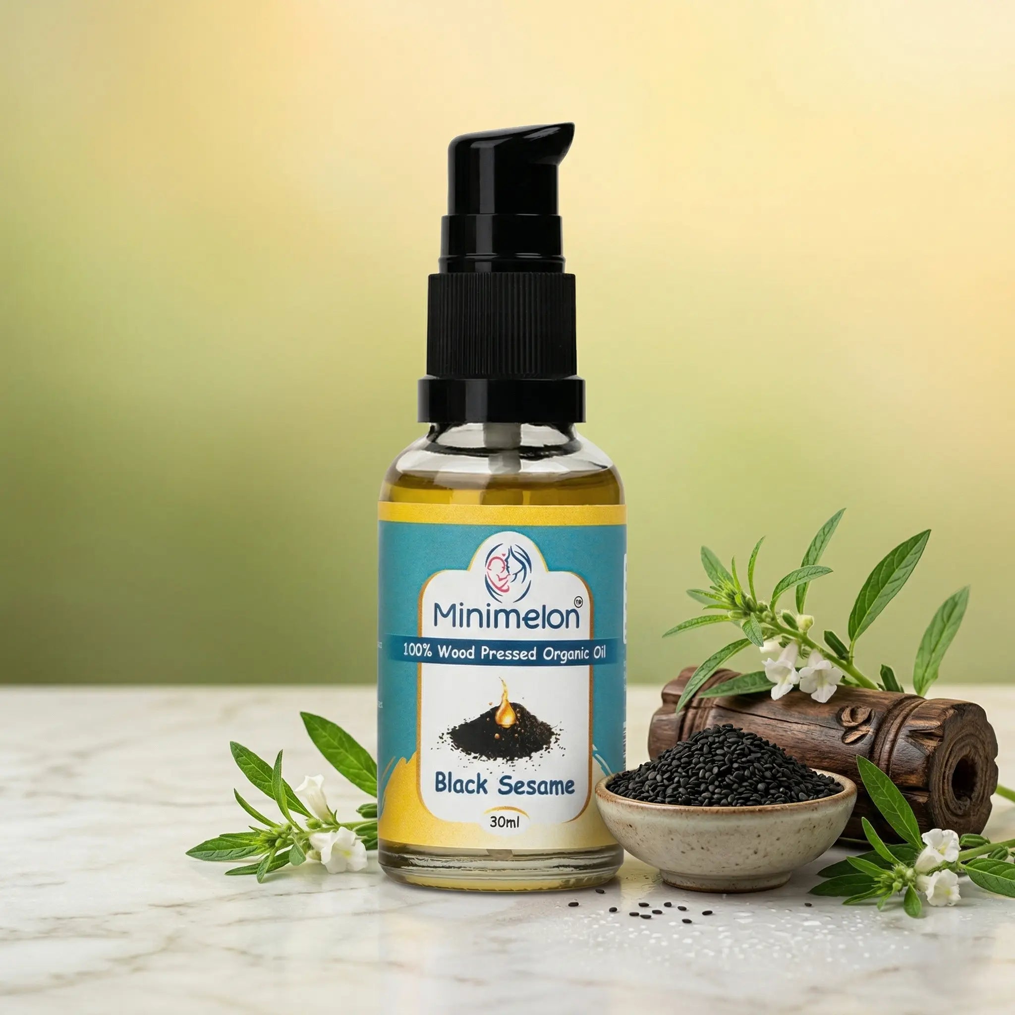 Black Sesame Oil (Cold-Pressed)